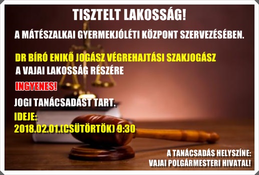 JOGI TANÁCSADÁS 2018.02.01.